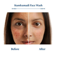 Blue Nectar Kumkumadi Brightening Face Wash with Saffron for Women & Men | Sulphate free Anti Pimple Face Cleanser (200 ml)