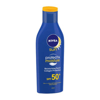 Nivea Body Lotion, Extra Whitening Cell Repair SPF 15, For All Skin Types, 400ml & Sun, Moisturising Lotion, SPF 50, 125ml