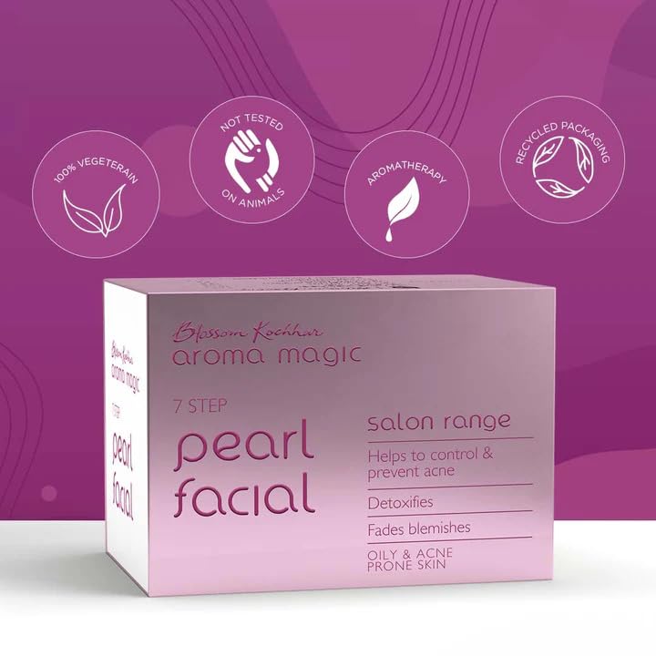 Aroma Magic Pearl Facial Kit Salon Range (For Oily & Acne Prone Skin)