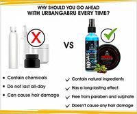 Urbangabru Combo Hair Styling Kit - Rebel Hair Styling Clay Wax (85 Gram) for 100 Times Re-Styleable and Unlimitied Strong Hold No Gas Hair Spray (100 ml)