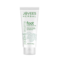 Jovees Herbal Shea Butter Moisturizer For Reduces Skin Inflammation & Restores Hydration And Foot Care Cream & scrub |Unique 2-in-1 Formula | Hydrates & Prevents Cracked Heels