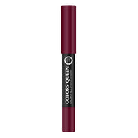 Colors Queen Color It All Lip Crayon Lipstick with Sharpener | Creamy Matte Finish | Smudge Proof & Waterproof | Long Lasting Crayon Lipstick for Women Last Upto 18 Hours (Murphy Wine,3.5g)