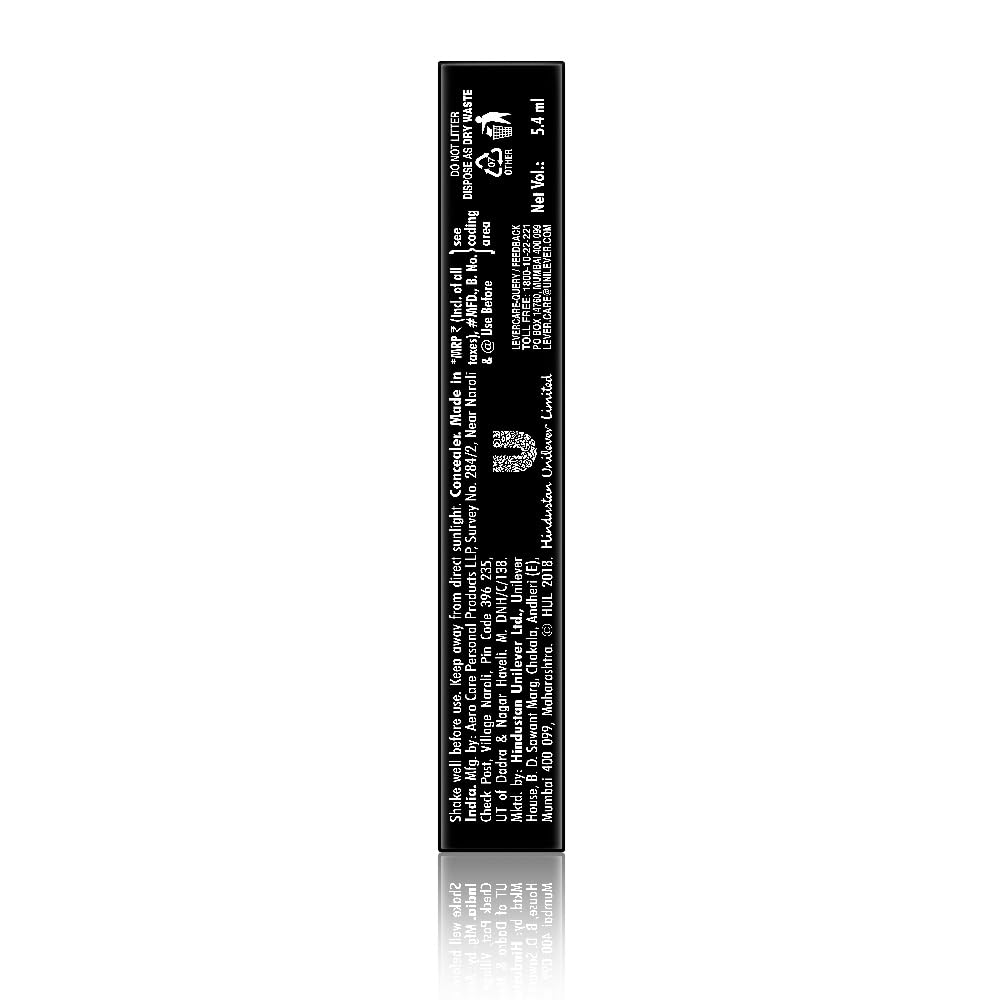 Elle18 Get Even Concealer, Marble, Buildable Coverage Concealer, Covers Dark Spots, Under-eye & Fine Lines, Crease Resistant, Infused with Niacinamide| 5.4ml