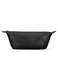 Beardo Travel Pouch for Accessories|Stylish Toiletry Organizer Kit for Men & Women||Vegan Leather Waterproof Cosmetic Bag for Travel Essentials, 22 x 15.4 x 15.4 Centimeters, Black