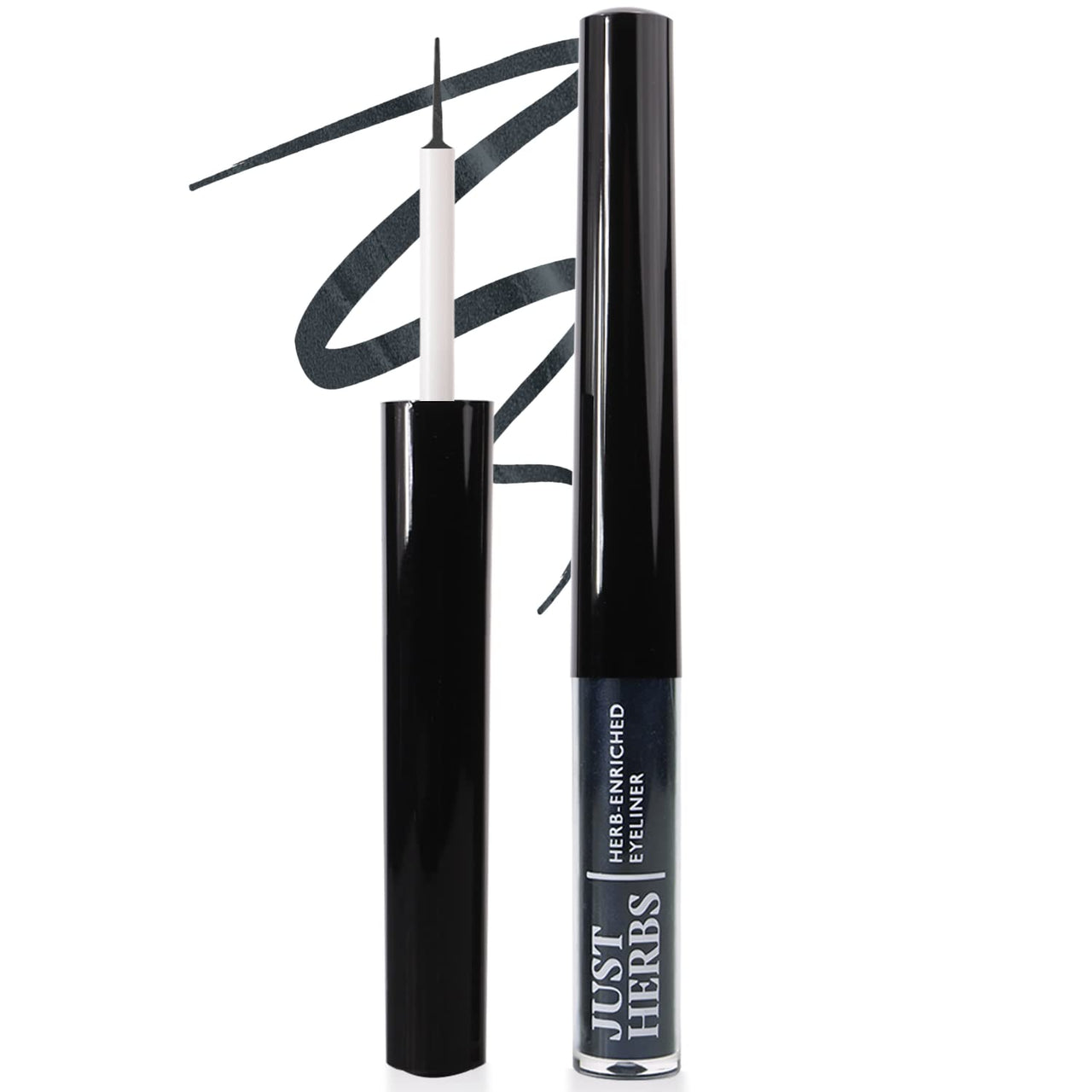 Just Herbs Eyeliner Waterproof and Smudge Proof, Long Lasting Eyeliners 2.5g (Smoky Charcoal)