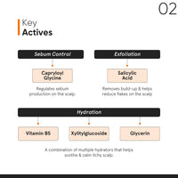 Minimalist Anti-Dandruff Hair Serum for Scalp | Pre Shampoo Treatment with CPH Complex & Oligopeptide 0.8% | With Elestab Advanced Anti Dandruff Molecule | For Women & Men | 50ml