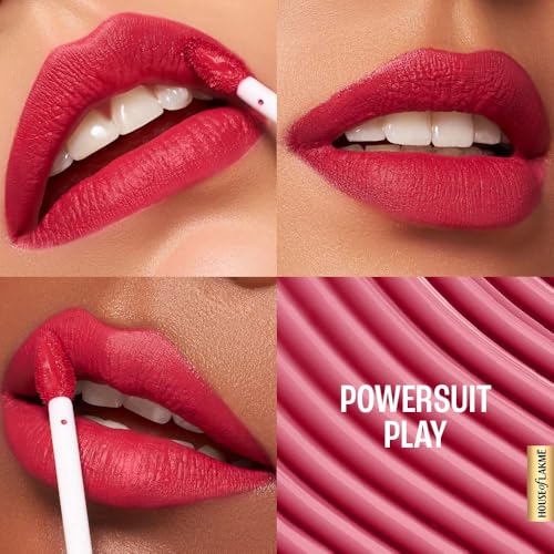 Lakmé 9to5 Liquid Lipstick, Hya Matte, with Hyaluronic Acid for hydrated lips, Powersuit Pink 3.6gm