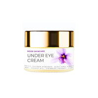 Noor Skincare Under Eye Cream for Dark Circles Removal Women/Men Gel Based, Organic, Natural, Rich, Anti-Puffy, Wrinkle Care & Glow Enhancer with Saffron, Almond, Turmeric, Aloe (30g)