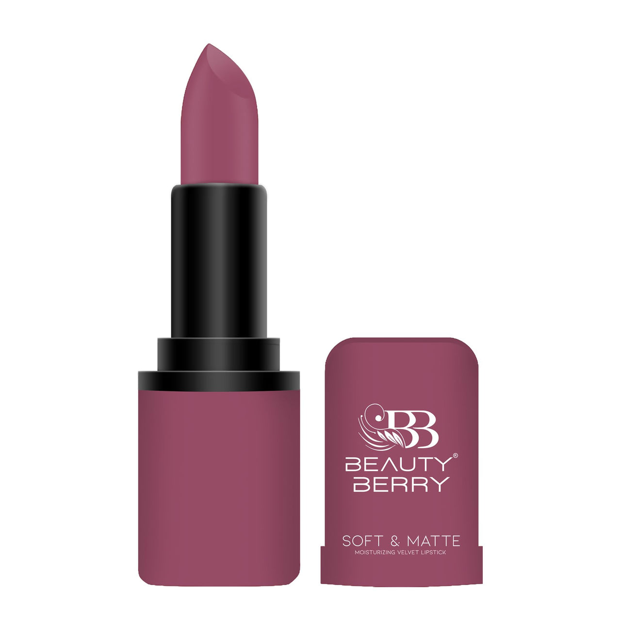 Beauty Berry Soft & Matte Moisturizing Velvet Lipstick For Women - Long-Lasting, Hydrating, High-Pigment Color. (Shade 15)