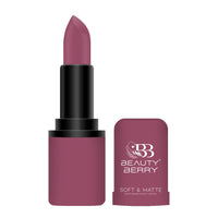Beauty Berry Soft & Matte Moisturizing Velvet Lipstick For Women - Long-Lasting, Hydrating, High-Pigment Color. (Shade 15)