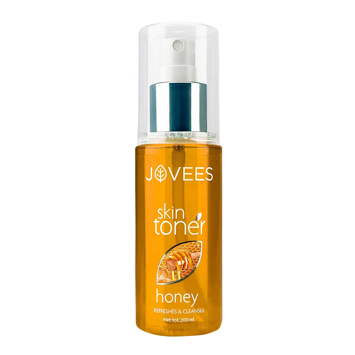 JOVEES Herbal Honey Toner for Hydrate and Glowing skin | Pore Tightening & Brightening Toner | Face Mist For Normal to Dry Skin | Paraben, Alcohol And Chemical Free- 200ml