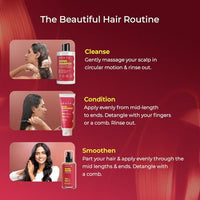 Arata 6-in-1 Super Shampoo | Prevents Hair loss | Restores pH Balance | Boosts Hair Thickness | Reduces Breakage | Fights Microbial Infections | Adds Shine | Shampoo For Women & Men | 300ml