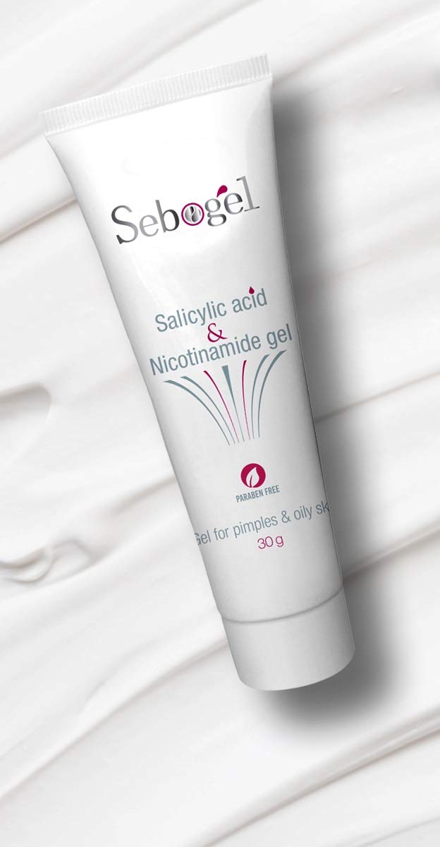 Sebogel Salicylic Acid & Nicotinamide Gel for Pimples and Oily Skin, 30gm
