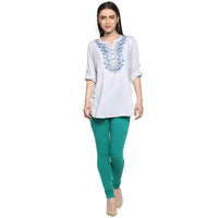 BIBA Women's  Regular Fit Churidar Bottom