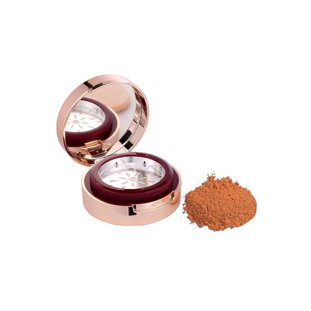 Typsy Beauty Hustle & Grind Setting Powder I Mochaccino I Unique In-built Powderizer for Zero Waste & Spilling I Packed with Hayalauronic Acid & Ceramides I Warm Beige I Vegan | Paraben Free | 4.5g
