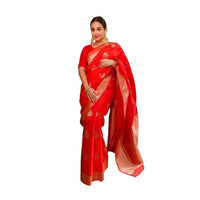 Avantika Fashion Women's  Kanjivaram Soft Pure Lichi Silk Banarasi Saree With Blouse Piece