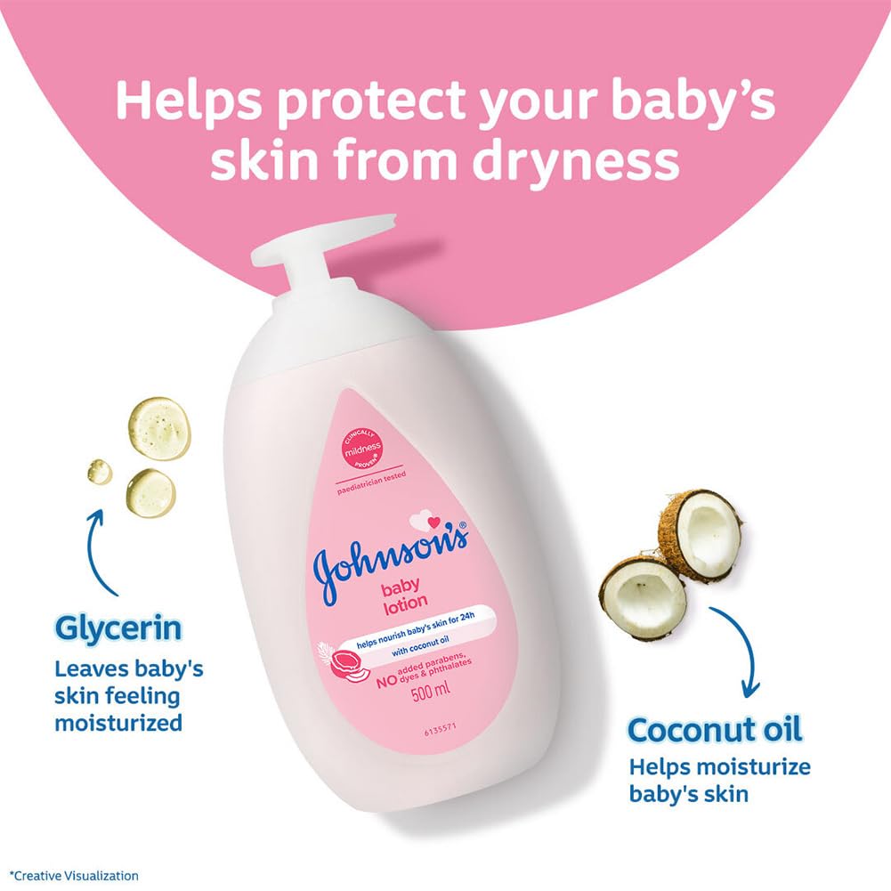 Johnson's Baby Lotion For New Born, 500ml