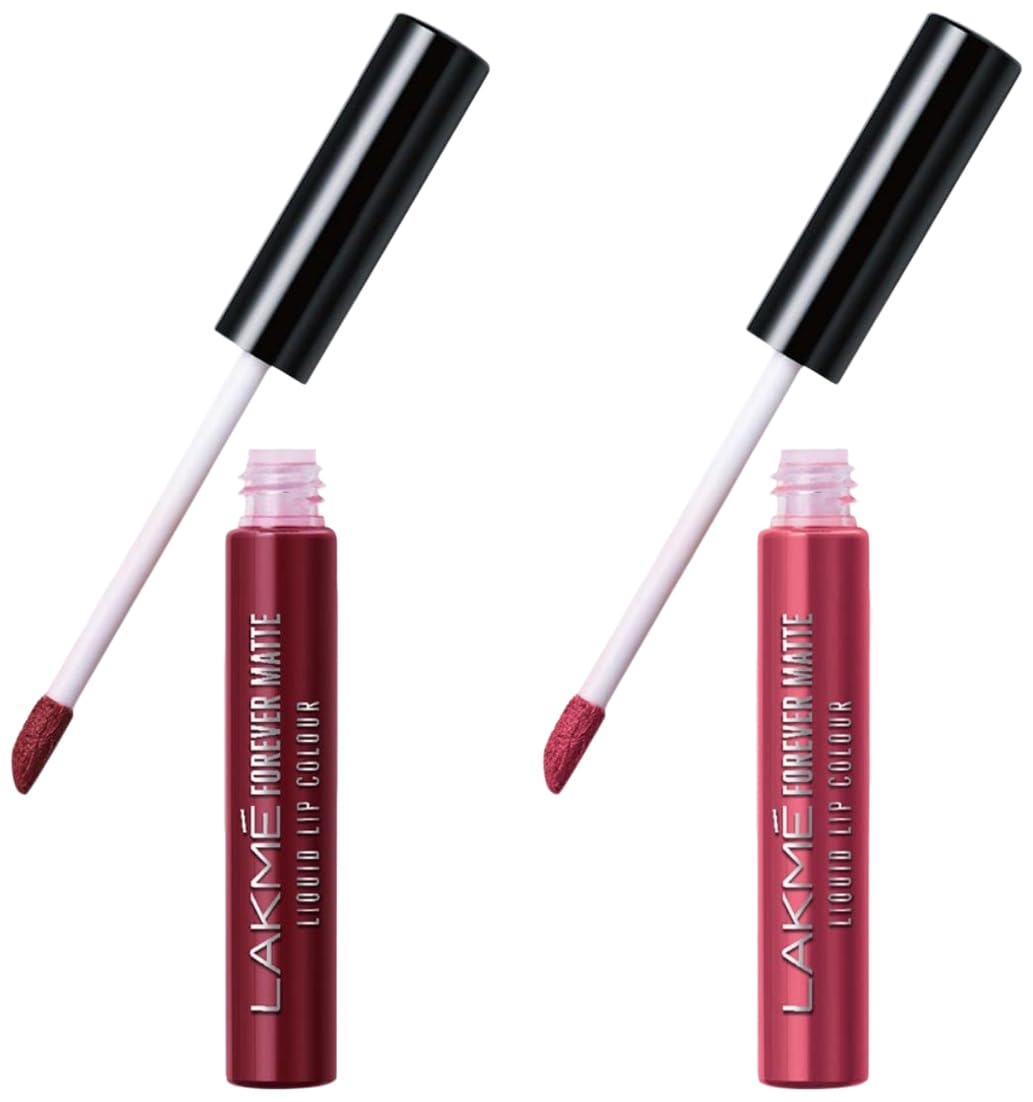 Lakmé Lip Color Red Sangria,Pink Galm (Matte)