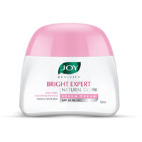 Joy Brightening Face Cream with SPF 25 PA+++ & Niacinamide - Ultra Light & Non Sticky | Summer Face Cream For Natural Glowing Skin & Sun Protection 50ml