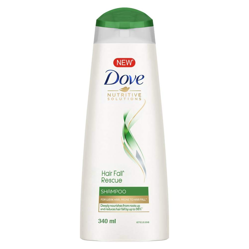 Pears Soft and Fresh Shower Gel, 250ml & Dove Hair Fall Rescue Shampoo, 340ml