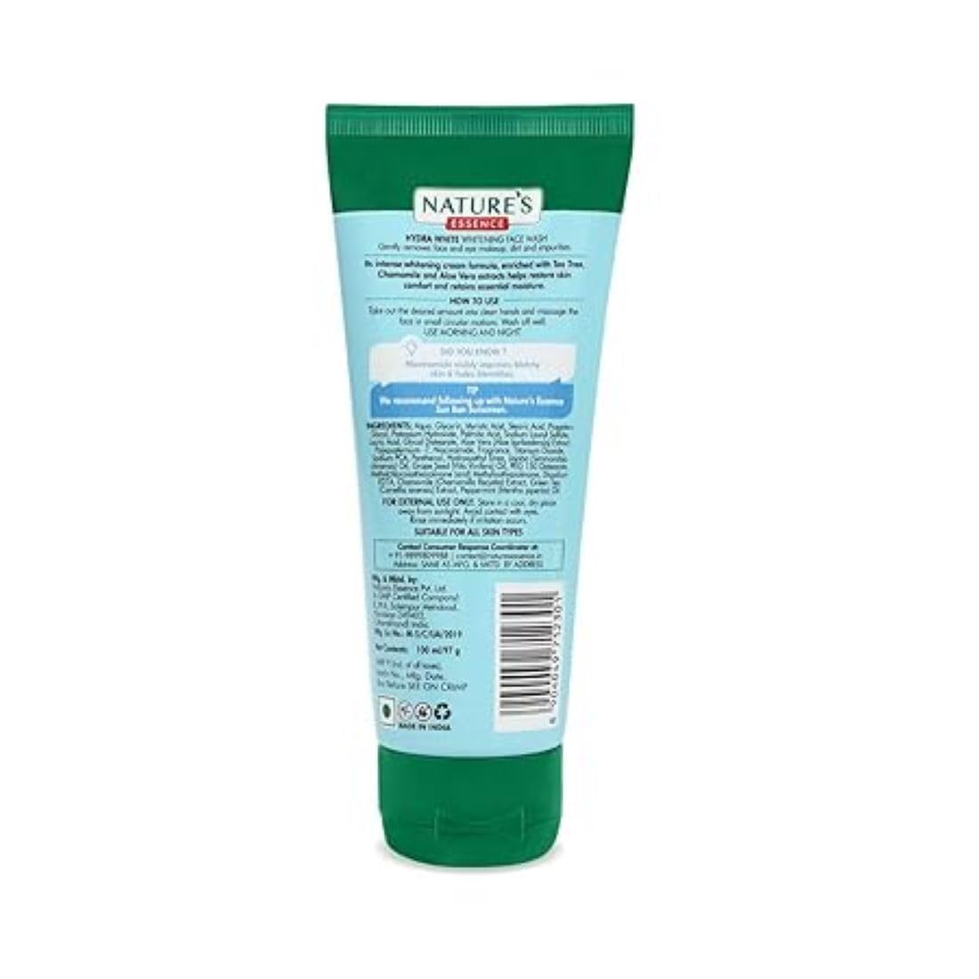 Nature's Essence Hydra White Whitening Face Wash 100 ml With Niacinamide PACK OF 2