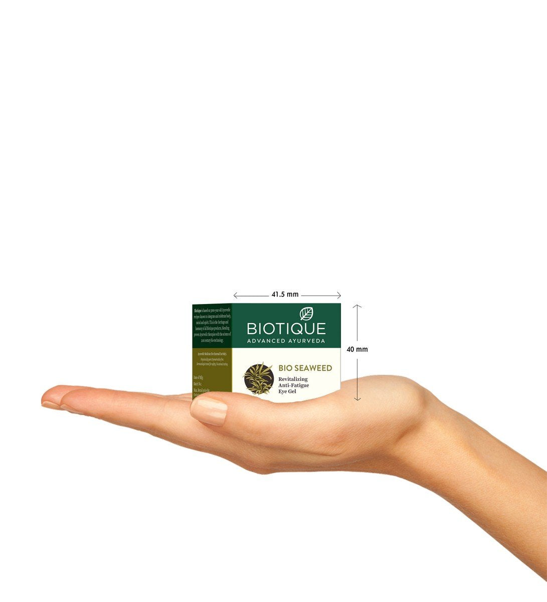 Biotique Bio Almond Soothing and Nourishing Eye Cream, 15g and Bio Seaweed Revitalizing Anti Fatigue Eye Gel, 15g