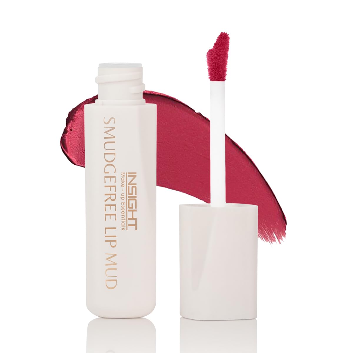 Insight Cosmetics Smudge Free Lip Mud|Ultra Matte Flawless Texture |smudge Proof |Water Proof |Long Lasting |Non Transferable |One Strock Application |Light Weight Formula (Cloudy, 3.5 gm)