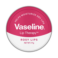 Vaseline Lip Tins Rosy Lips, 17 g | Provides Hydration, Sheer Pink Tint & Glossy Shine