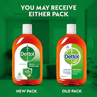 Dettol Antiseptic Liquid for First Aid, Surface Disinfection and Personal Hygiene, 550ml (Pack of 6)