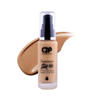 C2P Pro Luminous Silk Liquid Foundation For Women Face Makeup DARK 12, 30 ml | High Coverage For Dry Oily Combination Natural Glowing Skin | Waterproof Long Lasting | Argan Oil & Vitamin E