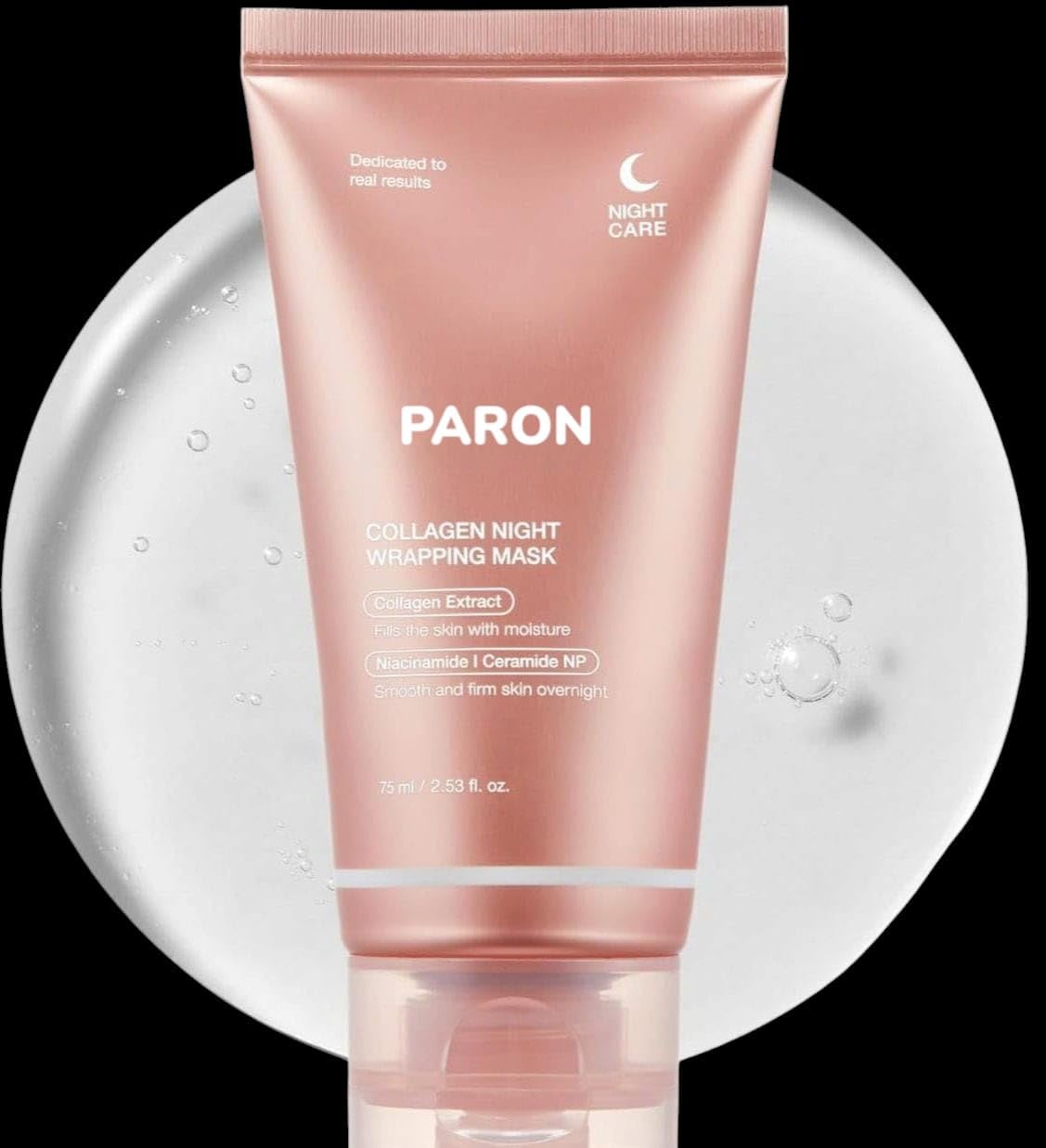 Bio-Collagen Overnight Face Mask | Hydrogel Mask for Deep Hydration, Pigmentation, Anti-Aging & Pore Minimizing | Hyaluronic Acid, Niacinamide, Vitamin E & Centella (TUBE 1)