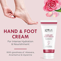 Globus Naturals Nourishing Hand & Foot Cream, Enriched with Rose & Anantmool, For Nourished, Moisturised Hands & Feet, Suitable for All Skin Types 100 gms (Pack of 5)