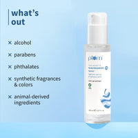 Plum 3% Niacinamide & Rice Water Face Toner | Alcohol-Free Toner for Oily Acne Prone Dry Combination Skin | Pore Tightening & Glowing Skin |Fades Blemishes, Brightens & Smoothens | Women & Men | 150ml