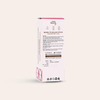 Just Herbs Peach Pie Born To Blush Lightweight | Long Stay | Smooth Texture | Moisturises & Hydrates | Dewy Glow Blush Stick with Shea Butter & Cica for Eyes Cheeks and Lips For Women | 14g