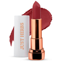 Just Herbs Matte Lipstick, Hydrating Nourishing and Liquid Waterproof Long Stay Relaxed Matte Bullet Lipsticks for Women 4.2 gm (Taupe Tier)