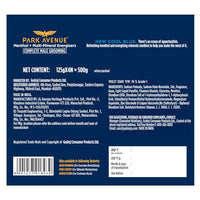 Park Avenue Premium Men’s Soaps for Bath – Cool Blue | 125g (Pack of 4) | Menthol & Mineral Energizer | Grade 1 Soap | For All Skin Types