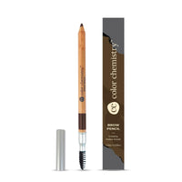 Color Chemistry Eyebrow Pencil MAHOGANY EB02, 1.08 g | With Spoolie - Outline, Shape & Fill Brows with Ultra-Precise Dual Ended Brush | Long-Lasting, Natural Looking & Cruelty-Free Formula for Every Brow