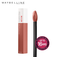 Maybelline New York Super Stay Matte Ink Liquid Lipstick, 65 Seductress, 5ml And Maybelline New York Baby Lips Lip Balm, Pink Lolita, 4g
