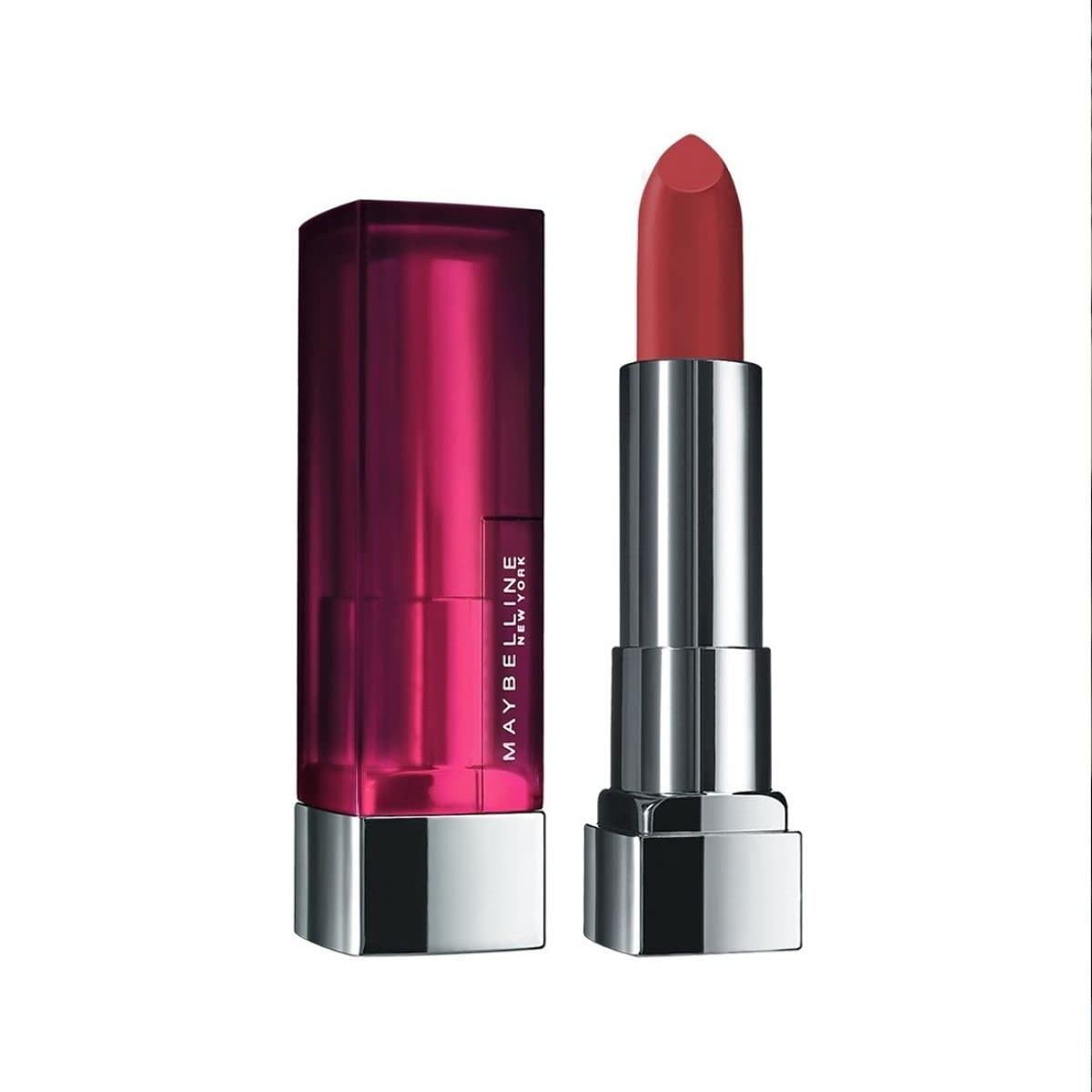 Maybelline New York Matte Lipstick, Intense Colour, 807 Dried Rose, 3.9g & Maybelline New York Matte Lipstick, Intense Colour, Moisturised Lips, Color Sensational Creamy Matte, 507 Almond Pink, 3.9g