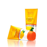 VLCC Anti Tan Sun Screen Lotion - SPF 25 PA - 150ml X 2 | Buy One Get One (300ml) | Helps in Protection Against Sun Damage | With Niacinamide & Kojic Acid.