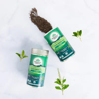 A TATA Product - Organic India Tulsi Green Tea Classic Loose Leaves - 100g, Stress Relieving, Uplifts Mood, Rich in Antioxidants, Blend of Rama, Krishna & Vana Tulsi, Certified Organic