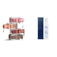 RENEE Gloss Touch Glossy Finish Nail Paint Set Of 4 & Eau De Parfum Dark Desire 8Ml Combo