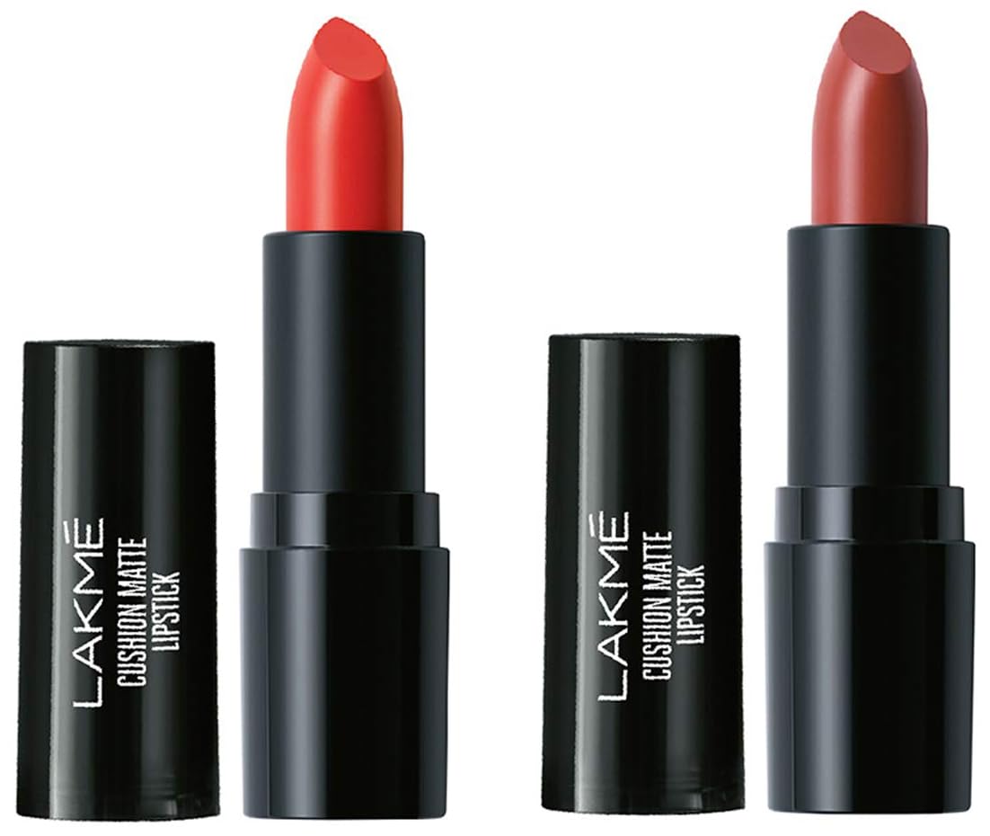 Lakmé Cushion Matte Lipstick & Lakmé Cushion Matte Lipstick