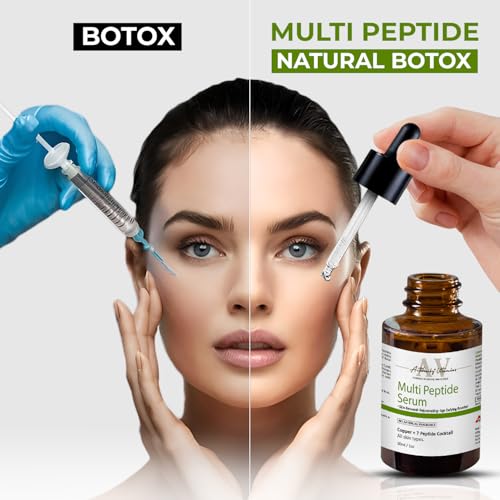 ACTIHERBZ vitamins Multi Peptide Serum for Face | Boost collagen for Anti-Aging, Wrinkles & Fine lines | Peptide Complex with Hyaluronic Acid | Glowing, Youthful Skin – 30ml
