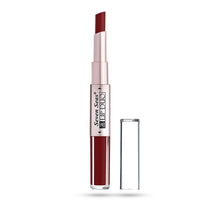 Seven Seas Lip Duo 2 In 1 Lipstick Matte Finish 2-in-1 Duo Liquid Lipstick with Matte Finish and Moisturizing Gloss (Tamoto Red 1, 7ML)