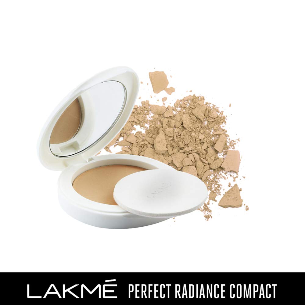 Lakmé Absolute Perfect Radiance Skin Brightening Day Cream, 28 G And Perfect Radiance Compact, Ivory Fair 01, 8G