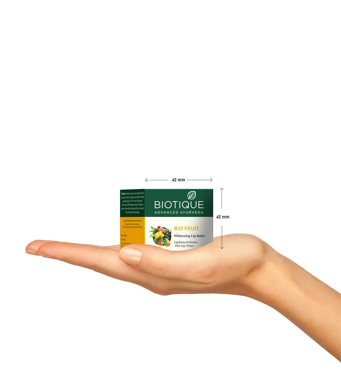 Biotique Bio Fruit Whitening Lip Balm, 12G And Biotique Bio Neem Purifying Face Wash For All Skin Types, 150Ml