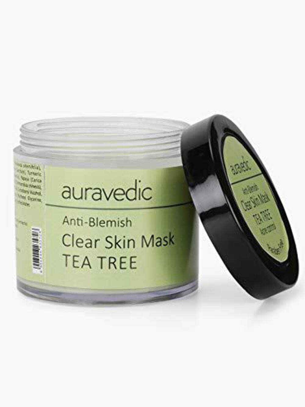 Auravedic Anti Blemish Face Mask For Glowing Skin Tea Tree Oil For Skin Acne Face Pack For Acne And Pimples Neem Oil Anti Acne Face Pack For Women Detan Face Pack For Men Paraben Free 100 Gm