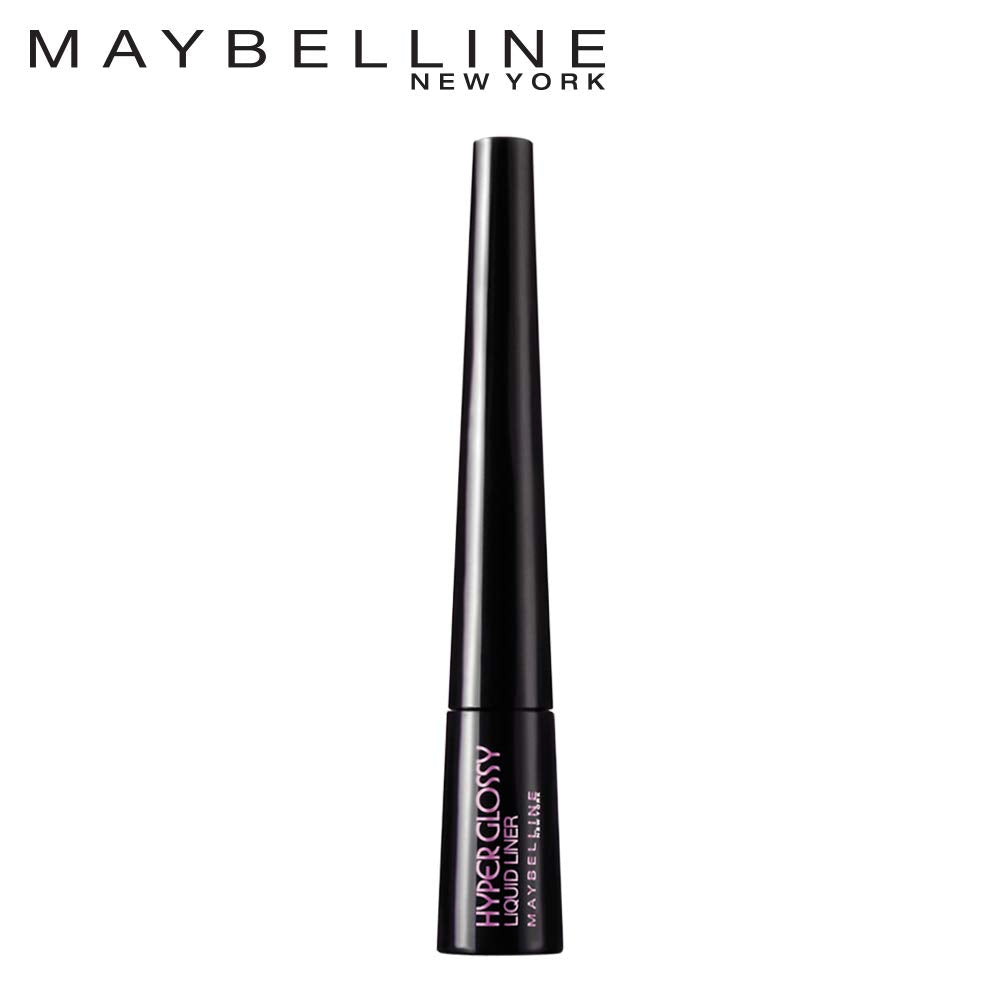 Maybelline Hyper Glossy Finish Liquid Liner, Black, 3g & Biphase Make-Up Remover, 40ml