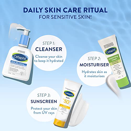Cetaphil Paraben, Sulphate-Free Gentle Skin Hydrating Face Wash Cleanser with Niacinamide, Vitamin B5 for Dry to Normal, Sensitive Skin - 250 ml